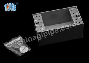 Résistant aux intempéries sortie boîte 1 - Gang aluminium 3-3/4 de pouce extérieur rectangulaire prises profondes boîtes certifiés UL