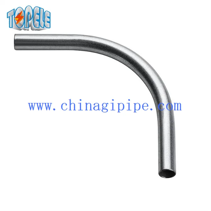 Compression galvanisée du coude de conduit Emt