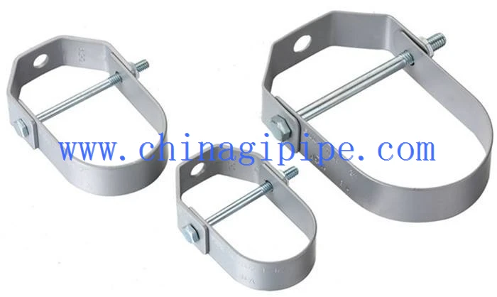 Heavy Duty Galvanized Steel Conduit Fittings Pipe Clamp Clevis Hanger
