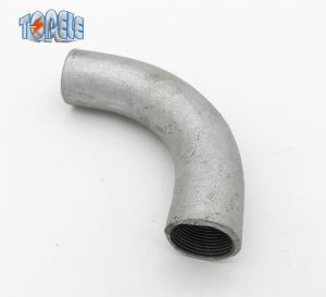 20mm 25mm 25mm BS Conduit galvanisé Courbe normale