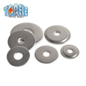 DIN125 Acier inoxydable Fin Lave-linge plat Métal Laveuse plate