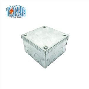 Boîtes adaptables galvanisées électriques