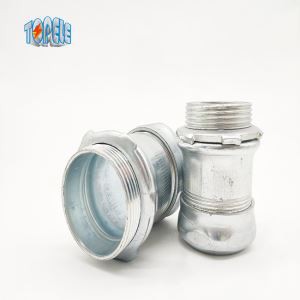 Type de compression du connecteur EMT en acier